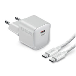 SBS TETRKITGAN1C30MINI Caricabatterie per dispositivi mobili Universale Bianco AC Ricarica rapida Interno