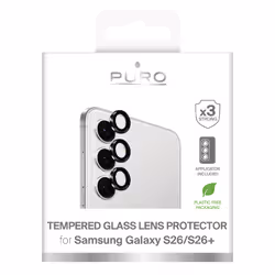 SBS PUSDGLS26TR protezione per lo schermo e il retro dei telefoni cellulari Protezione per obiettivo della fotocamera Samsung 3 pz - Vista aggiuntiva 2