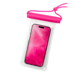 SBS CWWATERTRANSPARP custodia per cellulare 18,3 cm (7.2") Custodia a sacchetto Trasparente, Rosa