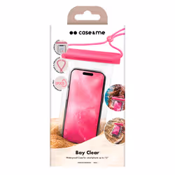 SBS CWWATERTRANSPARP custodia per cellulare 18,3 cm (7.2") Custodia a sacchetto Trasparente, Rosa - Vista aggiuntiva 2