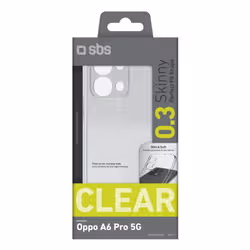 SBS Skinny custodia per cellulare 16,7 cm (6.57") Cover Trasparente - Vista aggiuntiva 2