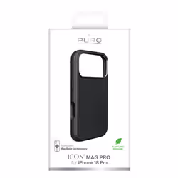 PURO ICON MAG PRO custodia per cellulare 16 cm (6.3") Cover Nero - Vista aggiuntiva 2