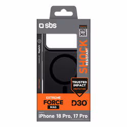 SBS TED3OBKMAGIP1863P custodia per cellulare Cover iPhone 18 Pro, iPhone 17 Pro Nero - Vista aggiuntiva 2