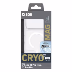 SBS Cryo Mag Cover iPhone 18 Pro Max, iPhone 17 Pro Max Trasparente, Bianco - Vista aggiuntiva 2