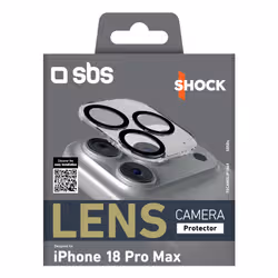 SBS TECAMGLIP1869 protezione per lo schermo e il retro dei telefoni cellulari Protezione per obiettivo della fotocamera Apple 1 pz - Vista aggiuntiva 2