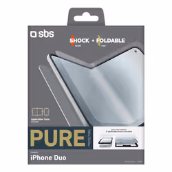 SBS TESCRIPFOLD protezione per lo schermo e il retro dei telefoni cellulari Pellicola proteggischermo trasparente Apple 1 pz - Vista aggiuntiva 2