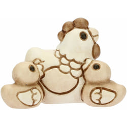 Thun - Gallina con Pulcini - Statuine Presepe Classico - Ceramica - i Classici