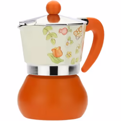 Una nuova caffettiera 3-4 tazze della linea Country, con un pattern caratterizzato da un mix di icone classiche rinnovate con ...