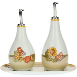 THUN-Set Olio e aceto Country con vassoietto