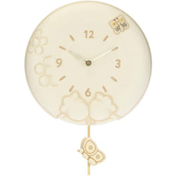 Thun - Orologio a Pendolo da Parete - Linea Elegance - Accessori e Decorazioni Casa - Ceramica, Meccanismo in Plastica - ø 26 cm profondità 4,5 cm