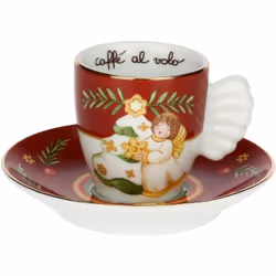 La magia del Natale e la gioia di stare insieme decorando casa, la tua tavola per le feste Natalizie con la tazzina da caffè ...