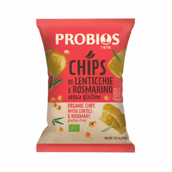 Chips di Lenticchie e Rosmarino Senza Glutine - Probios