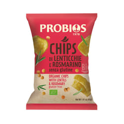 Chips di Lenticchie e Rosmarino Senza Glutine - Probios 40 g