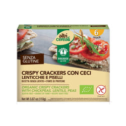 Probios Altri Cereali Crispy Crackers con Ceci Lenticchie e Piselli Senza Glutine 110g