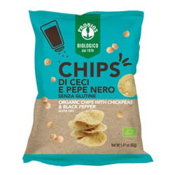 Chips di Ceci e Pepe Nero Senza Glutine - Probios 40 g