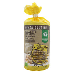 Gallette di Riso Nero e Curcuma Senza Glutine - Probios 100 g