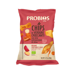 Chips di Verdure Croccanti Senza Glutine - Probios 40 g