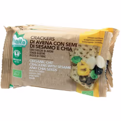Crackers Avena con Semi di Sesamo e Chia Senza Glutine - Probios