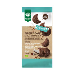Probios Bis-Free Dark Biscotti Senza Glutine Cocco e Cacao 250g