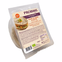 PANE A FETTE CON SEMI SENZA GLUTINE 250g - Probios