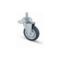 Valsecchi - ruota carrello d 80 mm gomma 155/BIS-B per 12MA freno