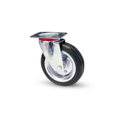 Valsecchi - ruota+industr. staffa girevole mm 200/80