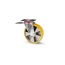 Ruota-Vulkolan Staffa+Freno Mm 125/37Bis