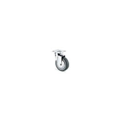 Valsecchi - ruota grigia cromata con supporto girevole diametro 60 mm