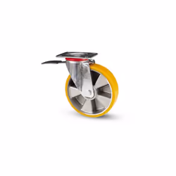 Ruota-Vulkolan Staffa+Freno Mm 100/37Bis- SPECIFICHE DEL PRODOTTO -100X 30 Kg120