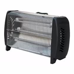 Stufa Elettrica Caratteristiche Tecniche Stufa Elettrica 3 Elementi al Quarzo 1800W ECM Q3 Struttura metallica trattata con s ...