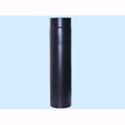 Tubo Per Stufa Ala Aeternum Nero Spessore 1,6 Mm Ø 15 X H50 Cm. 1pz
