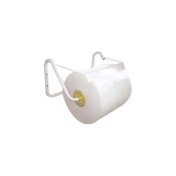 Homegarden - porta rotolo carta asciugamani a parete • acciaio vern bianco cm 39 h.cm 42