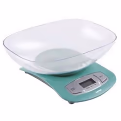 Zephir ZHS510, Bilancia da cucina elettronica, 5 kg, 1 g, Colori assortiti, Superficie piana, Rettangolo
