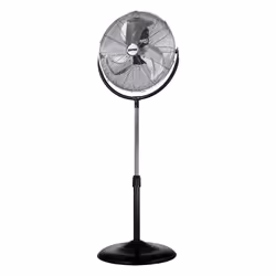 Piantana Cromata Pala 50 cm - Base Tonda Altezza 150cm - 3 Velocità - Pale alluminio - Potenza 120W