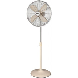 Zephir - Ventilatore a Piantana Vintage In Metallo Crema 40Cm