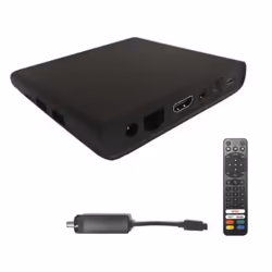 Zephir DECSMART, Terrestre, 4K Ultra HD, DVB-C, DVB-T2, 4:3, 16:9, HEVC, MPEG4, Nero