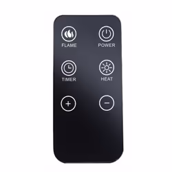 Zephir ZPF9600 camino Interno Caminetto freestanding Elettrico Grigio - Vista aggiuntiva 3