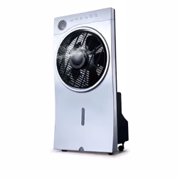 Ventilatore con nebulizzatore 5 Pale di Diametro 28.5cm Potenza 90W Colore Silver Pannello di Controllo Elettronico Indicator ...