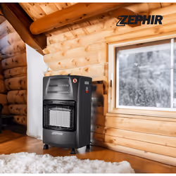 Zephir ZGS41200 stufetta elettrica Interno Nero 4200 W Riscaldatore ambiente elettrico a infrarossi - Vista aggiuntiva 2