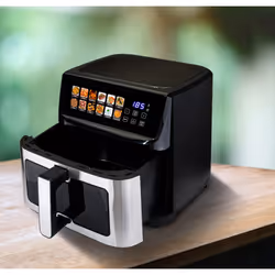Zephir ZHC111S friggitrice Singolo 11 L Indipendente 1800 W Friggitrice ad aria calda Nero, Argento - Vista aggiuntiva 2