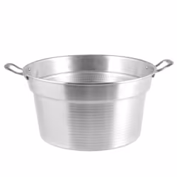 Carrefour Caldaia Alluminio Pesante Spazzolata 42 CM, 17 L, Quadrato, Alluminio, Alluminio, Alluminio, Alluminio