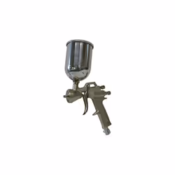 Pistola Asturo PRIMA. Corpo in allum. nichelato. Ago e ugello in ottone, cappello in zama. Regolazioni prodotto-ventaglio. Se ...