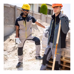Kapriol Kavir Pantalone da lavoro verde e nero L, colore Verde. Nero - Vista aggiuntiva 2