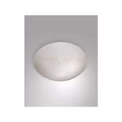 Classica ed elegante lampada da plafone conportalampada E27. La struttura della base è inmetallo verniciato di colore bianco. ...