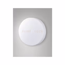 Plafoniera in metallo e vetro soffiato colore bianco, diametro 30cm, 1 luce attacco E27, non inclusa, IP20.