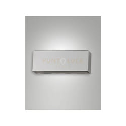 Fabas Luce - trigg applique da esterno led 14W 3000K 1300LM 2 luci argento