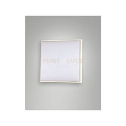 Fabas Luce - desdy plafoniera led bianca L.18X18CM 10W 3000K 1050LM in alluminio IP54