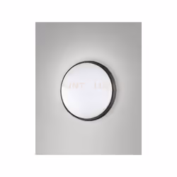 Lampada LED da soffitto particolarmente sottile, ha un’altezza di solo 50 mm. Struttura in alluminio. Grazie alla sua forma r ...