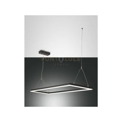 Bard sospensione nera L.92X32CM a led 3000K - 52W - 5180 lm dimmerabile