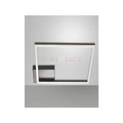 Fabas Luce - bard plafoniera nera a led 3000K - 39W - 3880 lm dimmerabile 45CM